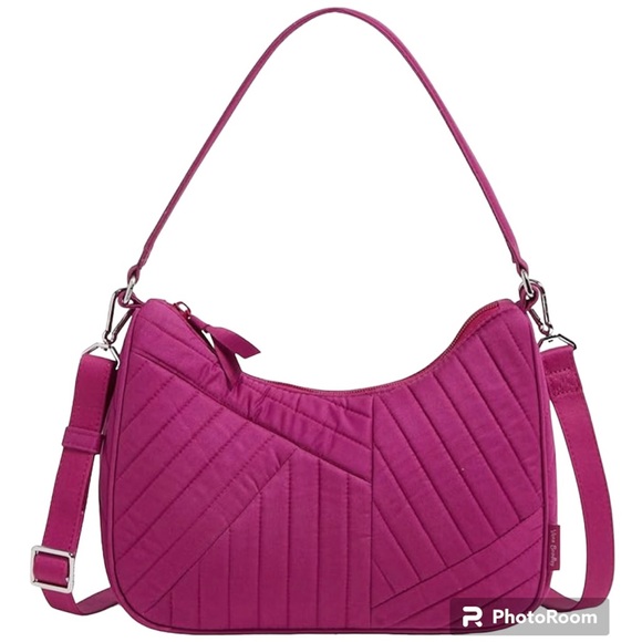 Vera Bradley Handbags - NWT Vera Bradley Frannie Cotton Crescent Crossbody Bag